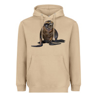 Mushroom Sea Lion Illustrations Heavyweight Hoodie - LillyAllenDesigns