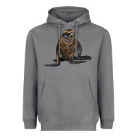 Storm Sea Lion Illustrations Heavyweight Hoodie - LillyAllenDesigns