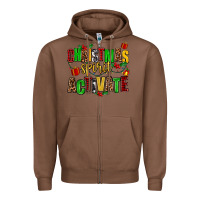 Chestnut christmas spirit activate Zipper Hoodie - AdoDesignShop