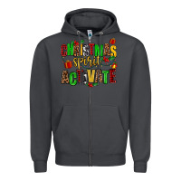 Smoke christmas spirit activate Zipper Hoodie - AdoDesignShop