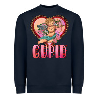 Navy cupid heart Heavyweight Sweatshirt - RanaPortraitStore