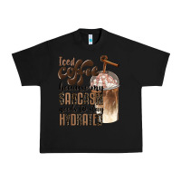 Black iced coffee because my sarcasm needs to stay hydrated Urban Heavy Tee - BarkalooDesign