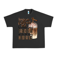 Pigment Black iced coffee because my sarcasm needs to stay hydrated Urban Heavy Tee - BarkalooDesign