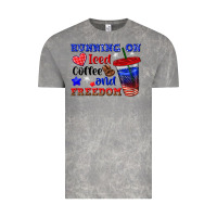 Cloud Rock running on iced coffe and freedom Vintage Tee - texasbilliewilder