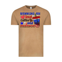 Vintage Camel running on iced coffe and freedom Vintage Tee - texasbilliewilder