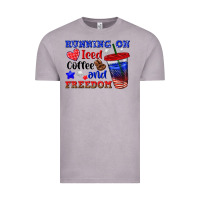 Vintage Zinc running on iced coffe and freedom Vintage Tee - texasbilliewilder