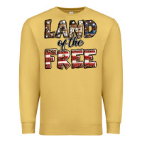 Antique Gold Land of the free America western pattern Premium Sweatshirt - Jasminsmagicworld