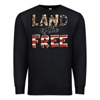 Black Land of the free America western pattern Premium Sweatshirt - Jasminsmagicworld
