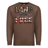 Chestnut Land of the free America western pattern Premium Sweatshirt - Jasminsmagicworld