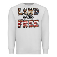 Land Of The Free America Western Pattern Premium Sweatshirt | Teevron