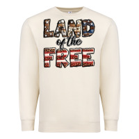 Sandshell Land of the free America western pattern Premium Sweatshirt - Jasminsmagicworld