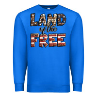 True Royal Land of the free America western pattern Premium Sweatshirt - Jasminsmagicworld