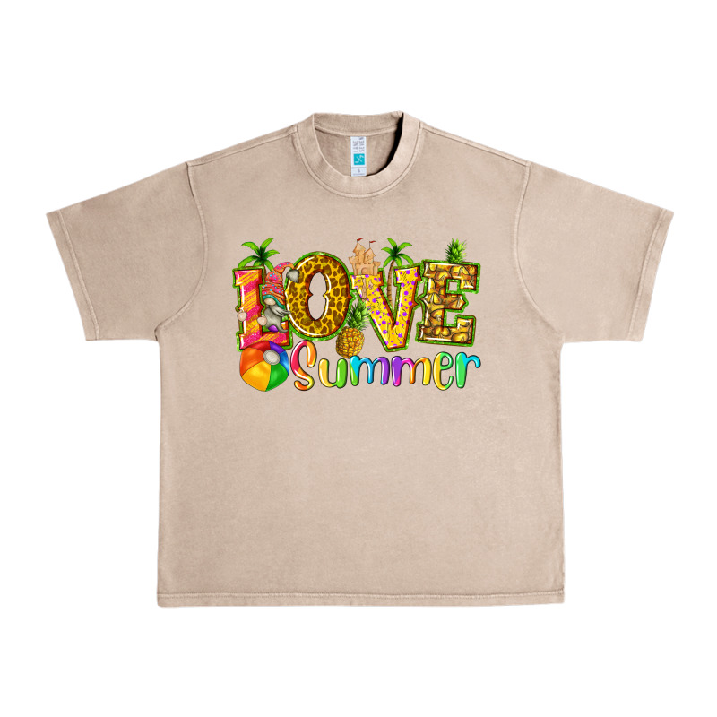 Love Summer With Pineapple Urban Heavy Tee by texasbilliewilder | Teevron