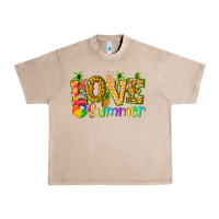 French Oak love summer with pineapple Urban Heavy Tee - texasbilliewilder