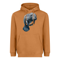 Meerkat Manatee Illustrations Heavyweight Hoodie - LillyAllenDesigns