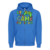 True Royal life is a game play to win Zipper Hoodie - JahusDesignShop