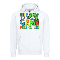 White life is a game play to win Zipper Hoodie - JahusDesignShop