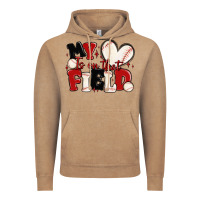 Vintage Coffee my heart is on that field baseball Vintage Hoodie - MaliasSmallBusiness