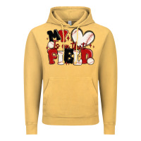Vintage Mustard my heart is on that field baseball Vintage Hoodie - MaliasSmallBusiness