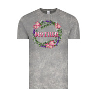 Cloud Rock mother with floral wreath Vintage Tee - RanaPortraitStore