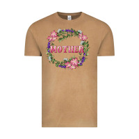 Vintage Camel mother with floral wreath Vintage Tee - RanaPortraitStore