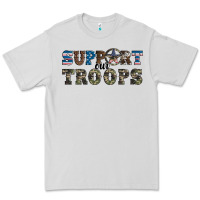 Dove Grey armed forces day support our troops Premium Tee - Artiststas