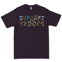 Plum armed forces day support our troops Premium Tee - Artiststas