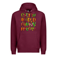 Burgundy cotton headed ninny muggins Premium Hoodie - MaliasSmallBusiness