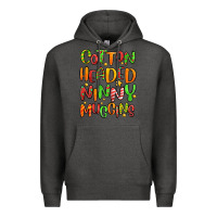 Charcoal Heather cotton headed ninny muggins Premium Hoodie - MaliasSmallBusiness