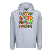 Heather Grey cotton headed ninny muggins Premium Hoodie - MaliasSmallBusiness