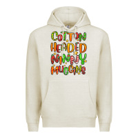 Oatmeal Heather cotton headed ninny muggins Premium Hoodie - MaliasSmallBusiness