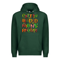 Sports Green cotton headed ninny muggins Premium Hoodie - MaliasSmallBusiness