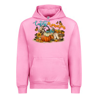 Fuchsia Pink Cutest Pumpkin In The Patch Urban Hoodie - LillyAllenDesigns