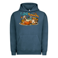 Pigment Midnight Navy Cutest Pumpkin In The Patch Urban Hoodie - LillyAllenDesigns