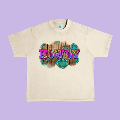Howdy Urban Heavy Tee Designed By Zillion Design Studio