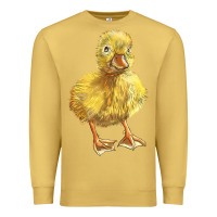 Antique Gold Baby Duck Premium Sweatshirt - LillyAllenDesigns