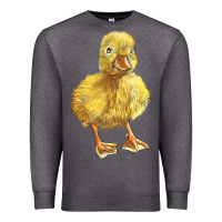 Charcoal Heather Baby Duck Premium Sweatshirt - LillyAllenDesigns