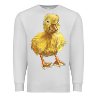 Dove Grey Baby Duck Premium Sweatshirt - LillyAllenDesigns