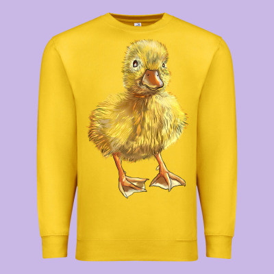 Baby Duck Premium Sweatshirt Designed By Lillyallendesigns