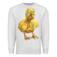 Oatmeal Heather Baby Duck Premium Sweatshirt - LillyAllenDesigns