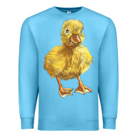 Ocean Blue Baby Duck Premium Sweatshirt - LillyAllenDesigns