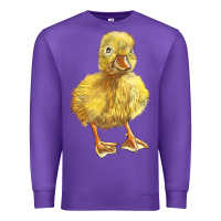 Purple Baby Duck Premium Sweatshirt - LillyAllenDesigns