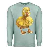 Seafoam Baby Duck Premium Sweatshirt - LillyAllenDesigns