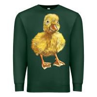 Sports Green Baby Duck Premium Sweatshirt - LillyAllenDesigns