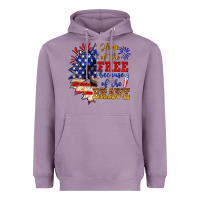 Lavender home of the free because of the brave Heavyweight Hoodie - NancyCooperArtShop