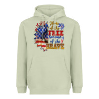 Matcha home of the free because of the brave Heavyweight Hoodie - NancyCooperArtShop