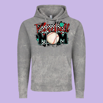 Vintage Hoodie baseball mom