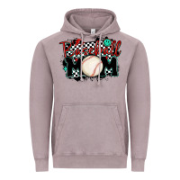 Vintage Zinc baseball mom Vintage Hoodie - MaliasSmallBusiness