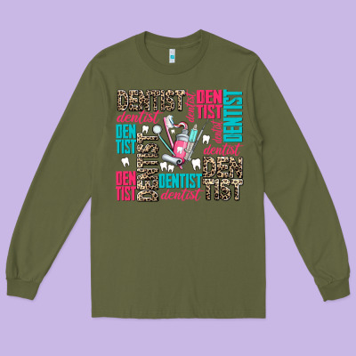 Dentist Long Sleeve Tee Designed By Adodesignshop