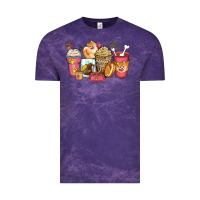 Cloud Purple pomeranian coffee cups Vintage Tee - Zillion Design Studio